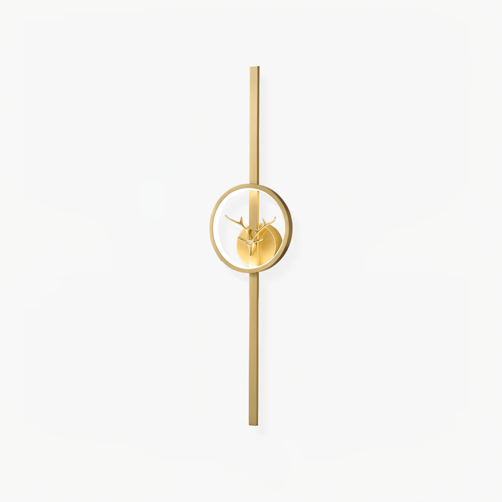 Настенный светильник Deer Brass - модель A, ∅20см x 100см, латунь, 3000-6500К