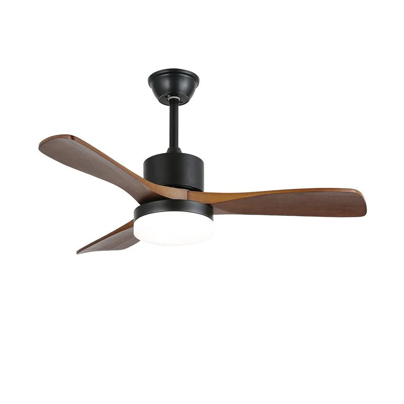Потолочный светильник Morty Adams Wooden - модель A ∅132см x 30см, орех, черный, 3000-6500К