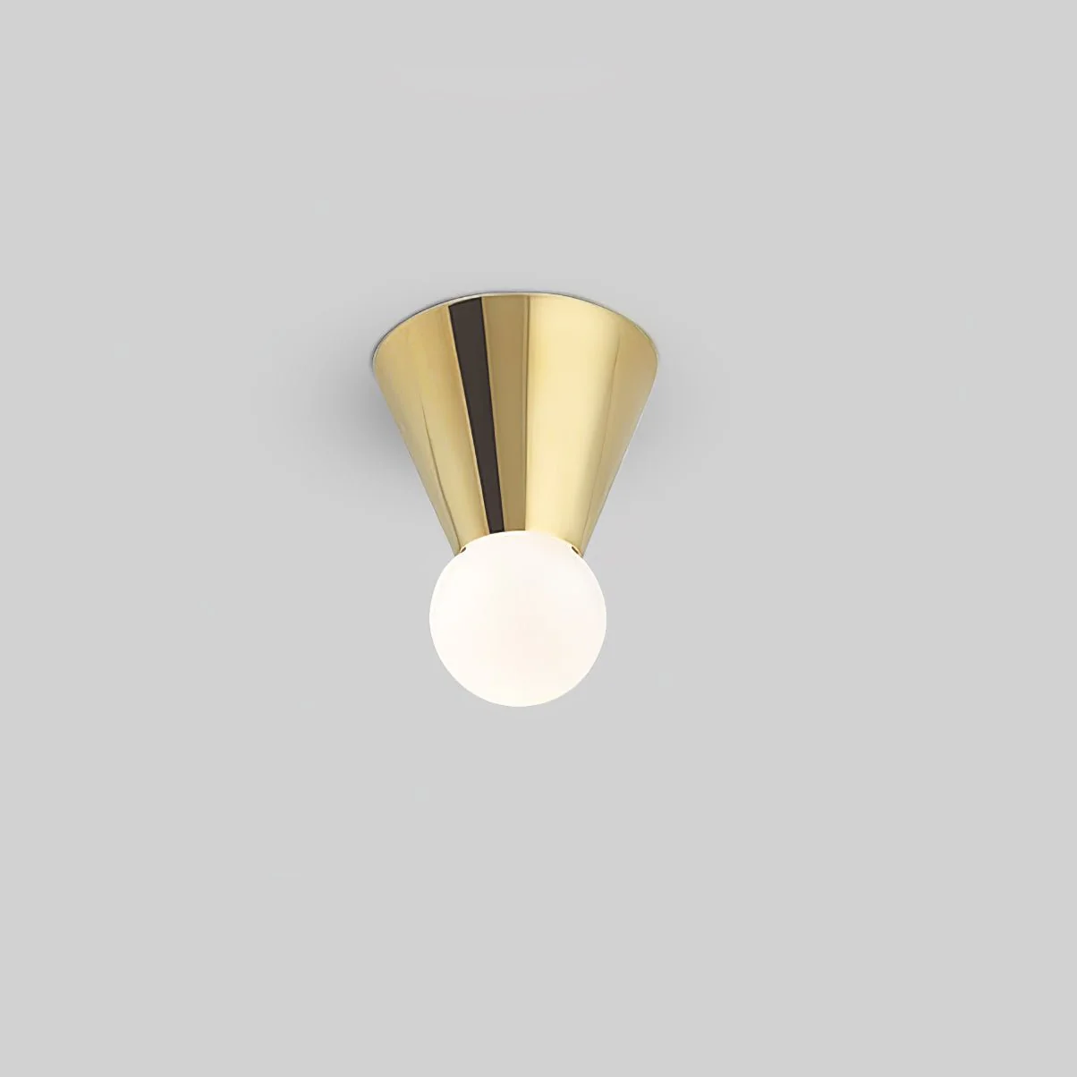 Потолочный светильник Conical - ∅8см x 10см, золотой