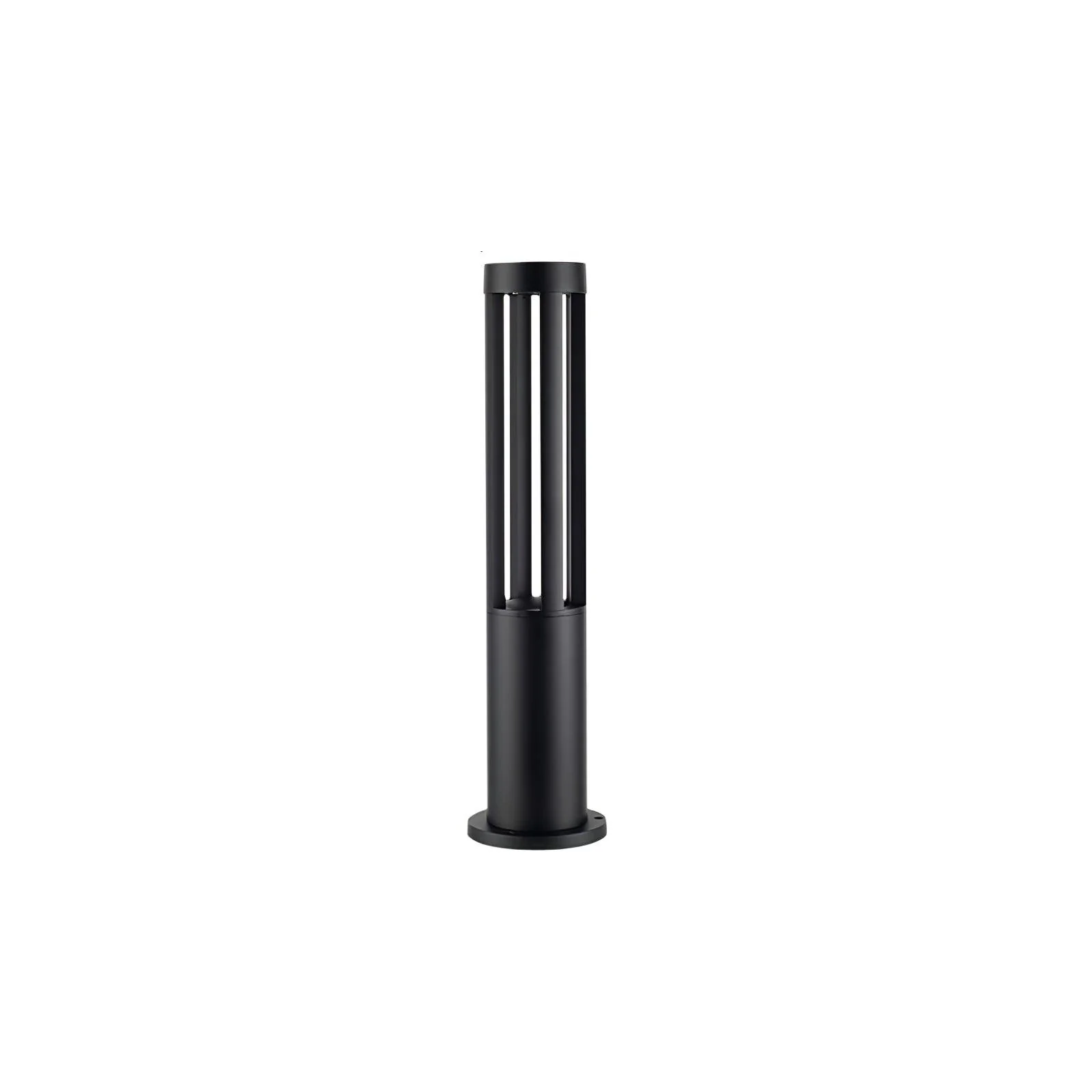 Уличный светильник Black Cylindrical Garden - ∅11см x 40см, черный, теплый свет