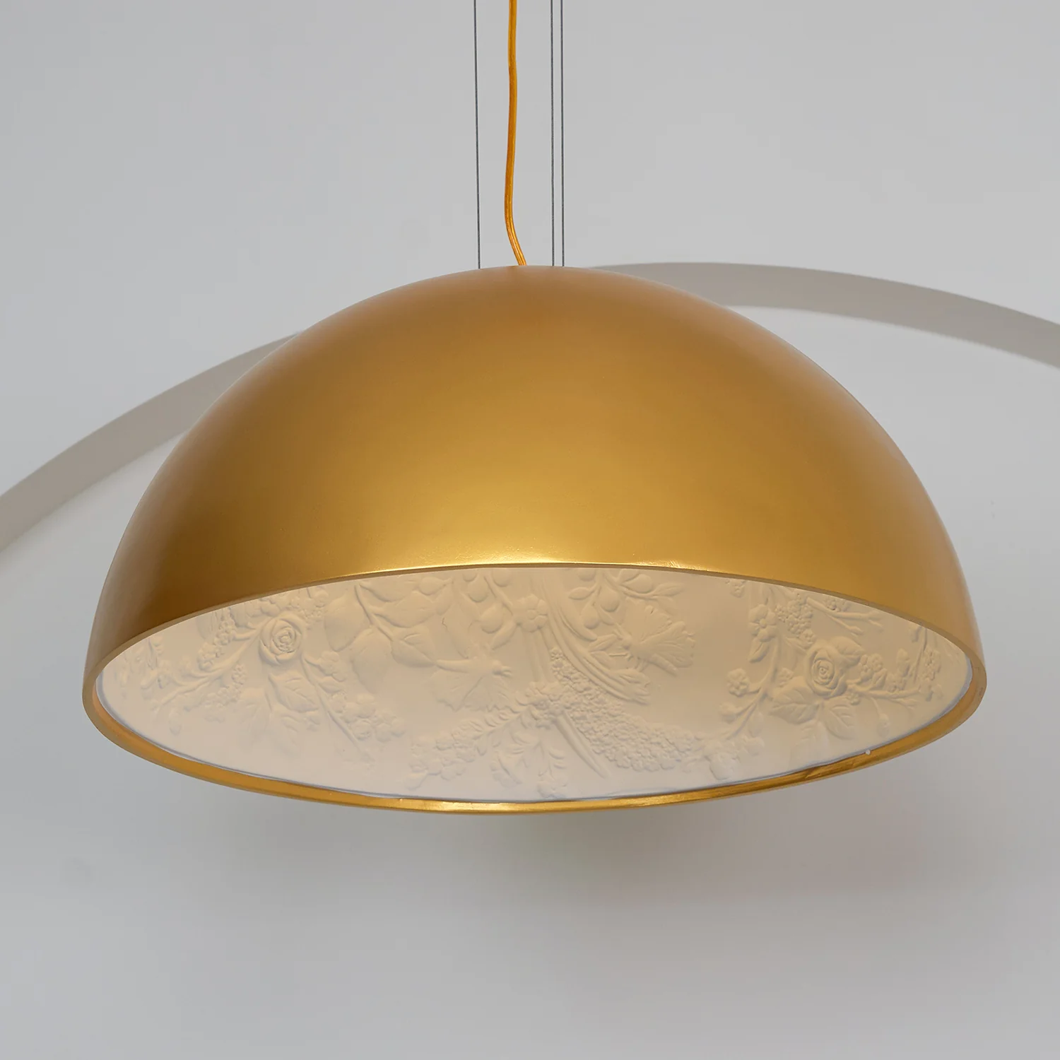 Подвесной светильник Hemisfera Suspension - ∅90см x 45см, ржаво-коричневый