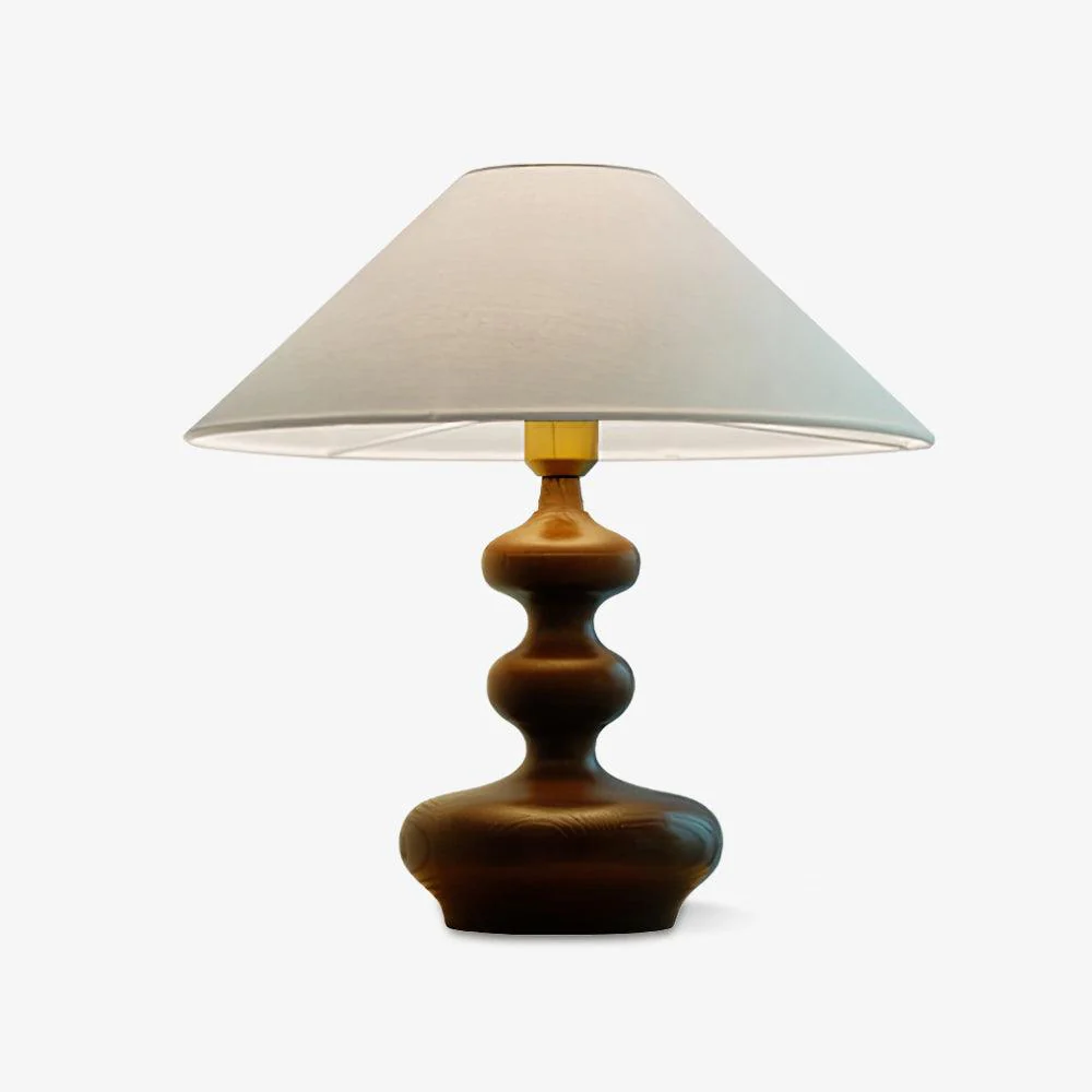 Настольный светильник Creative Gourd - ∅45см x 45см, орех