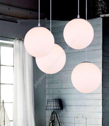Подвесной одноцветный  шар 80 см Jellymoon RUS JM S80W