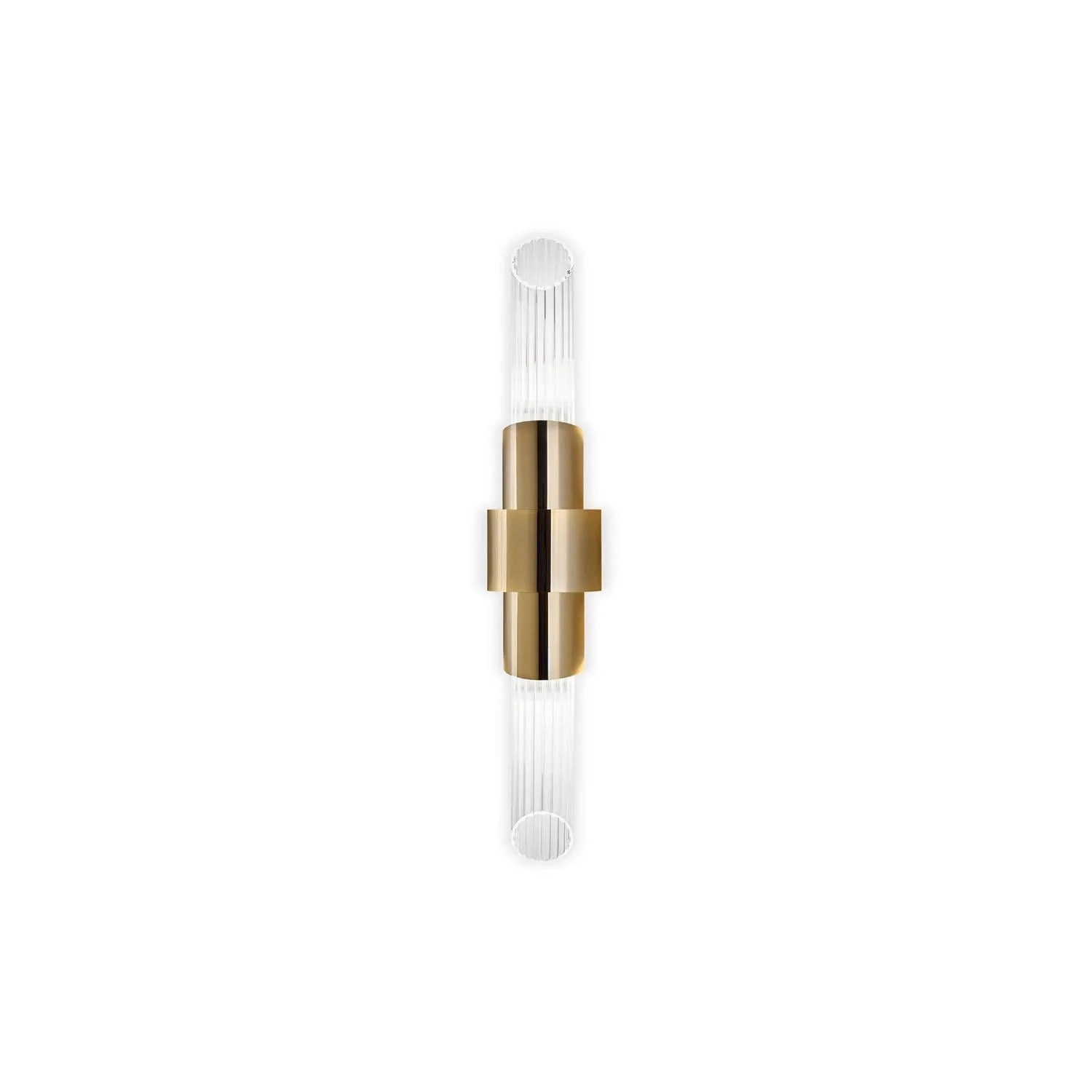Tycho Small Wall Lamp - Set of 2 / Gold+Clear / Cool Light