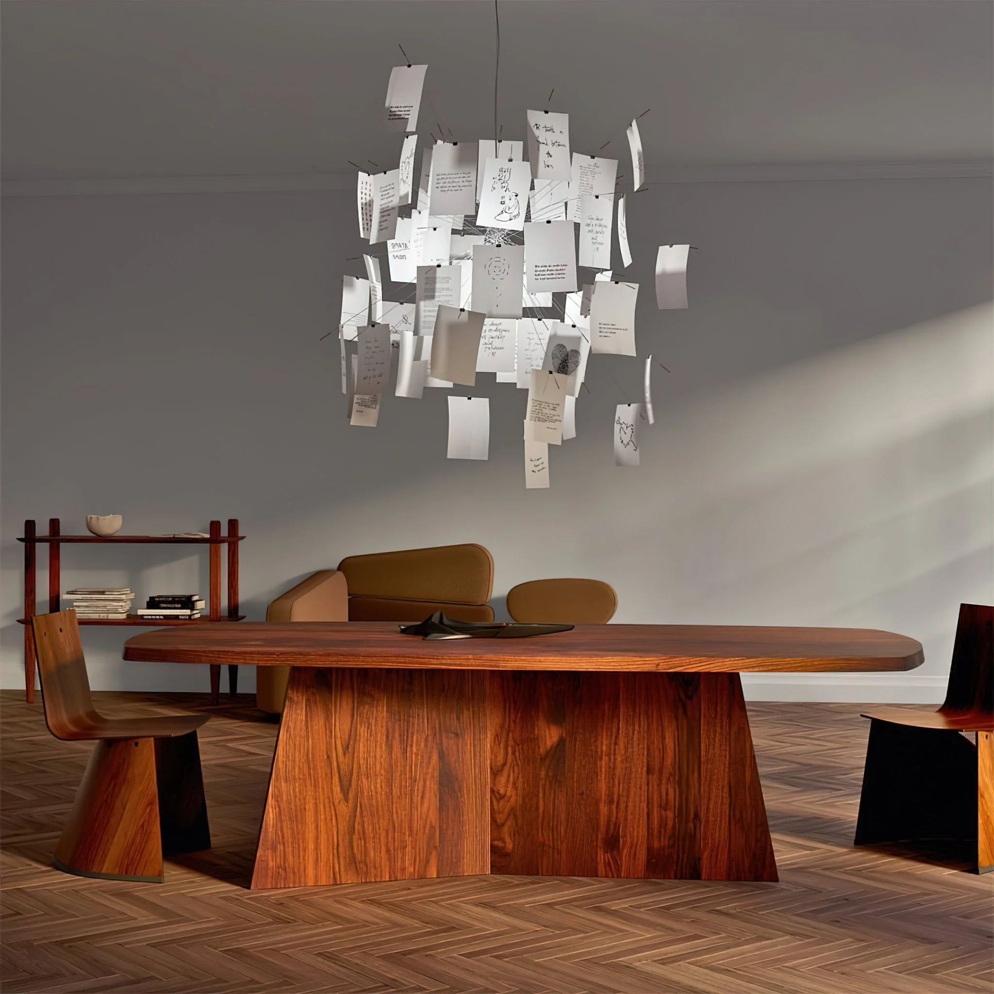 Люстра Paper - ∅120см x 120см, солнечный