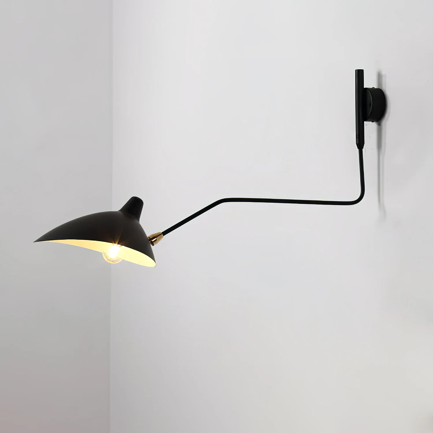 Serge Mouille Wall Sconce - L 47.2″ x H 15.8″ / L 120cm x H 40cm Set of 2 / White