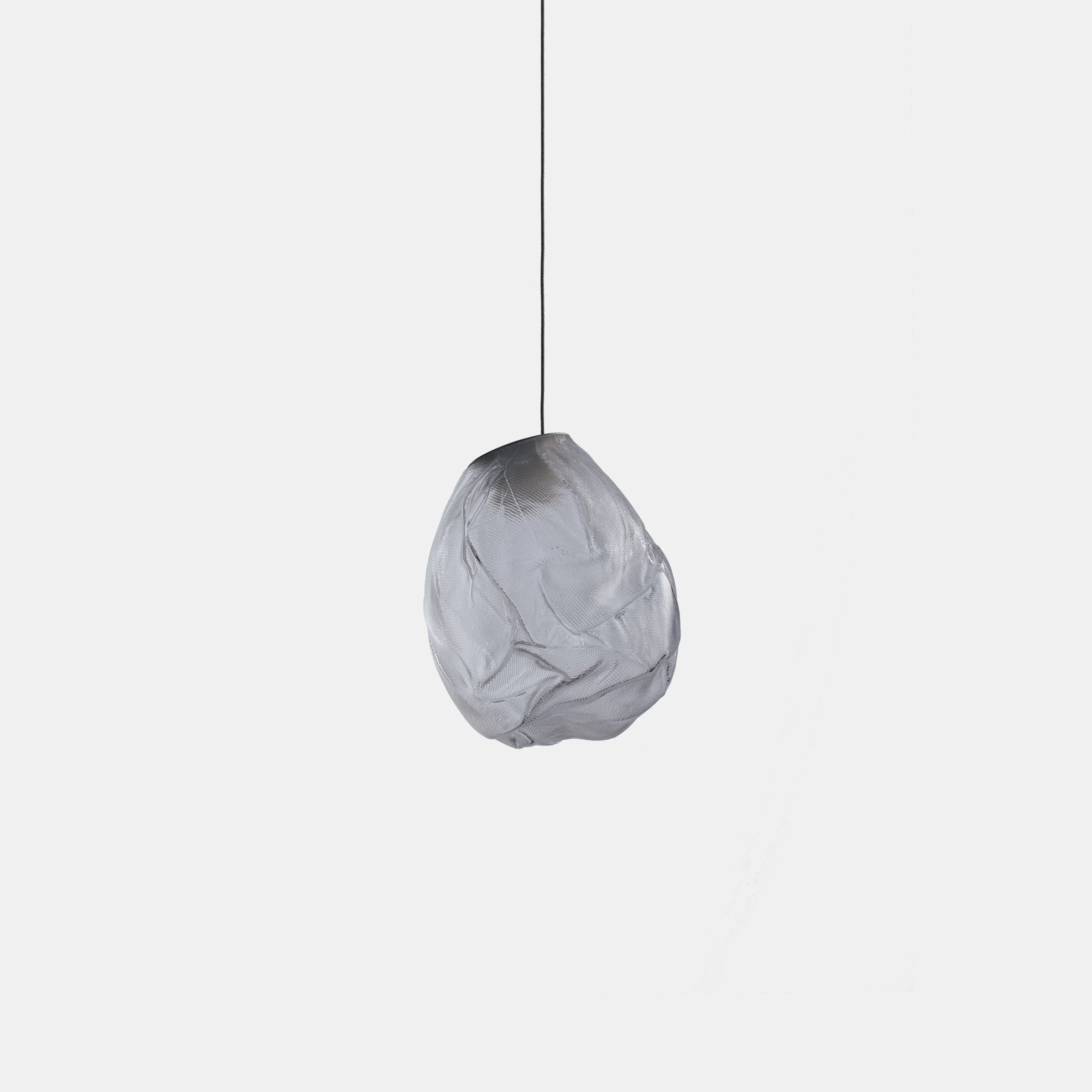 Подвесной светильник Liquid Glass Stone - 3 подвеса ∅30см x 120см, белый, теплый свет