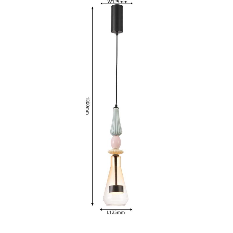 Подвес Favourite Dolci 4465-1P LED 4000 черный