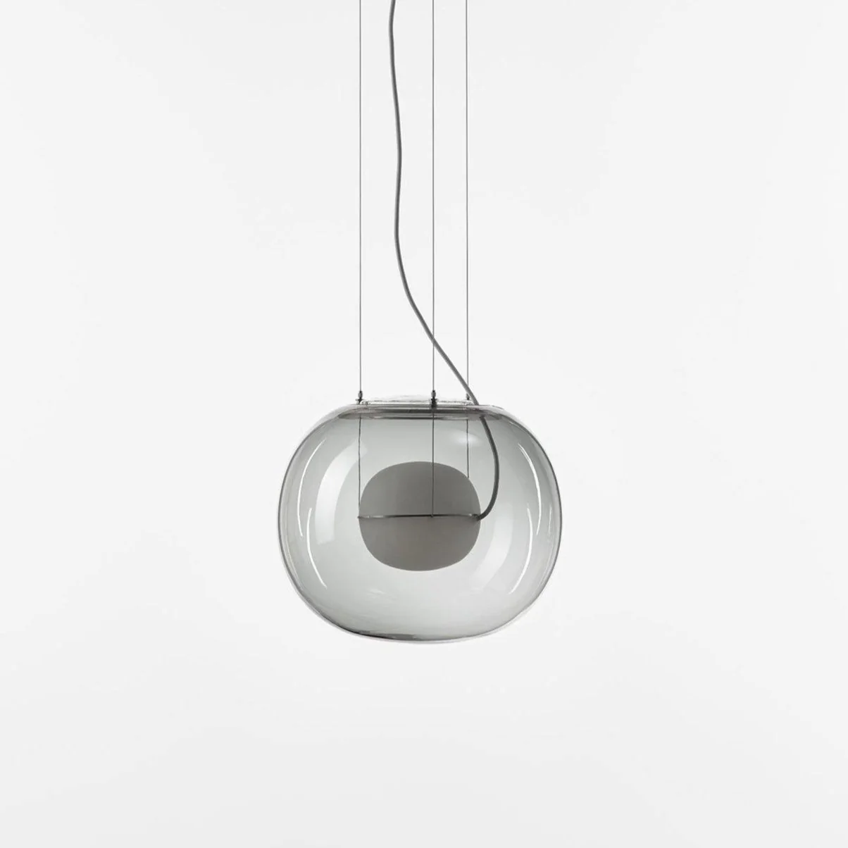 Подвесной светильник Pearl - ∅30см x 26см, серый