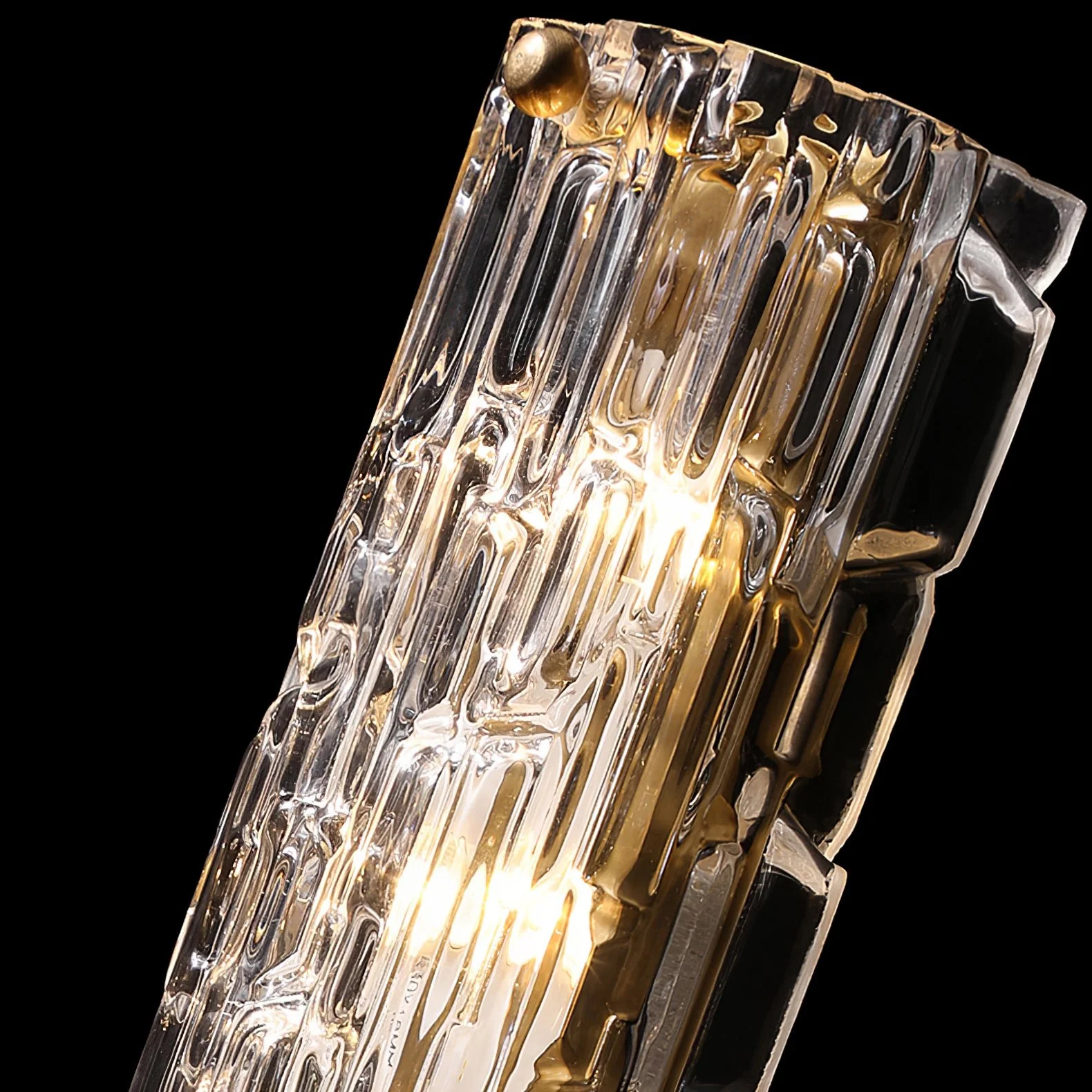 Fine Art Sconce - Dia 9cm x H 45cm Set of 2 / Gold / Warm Light