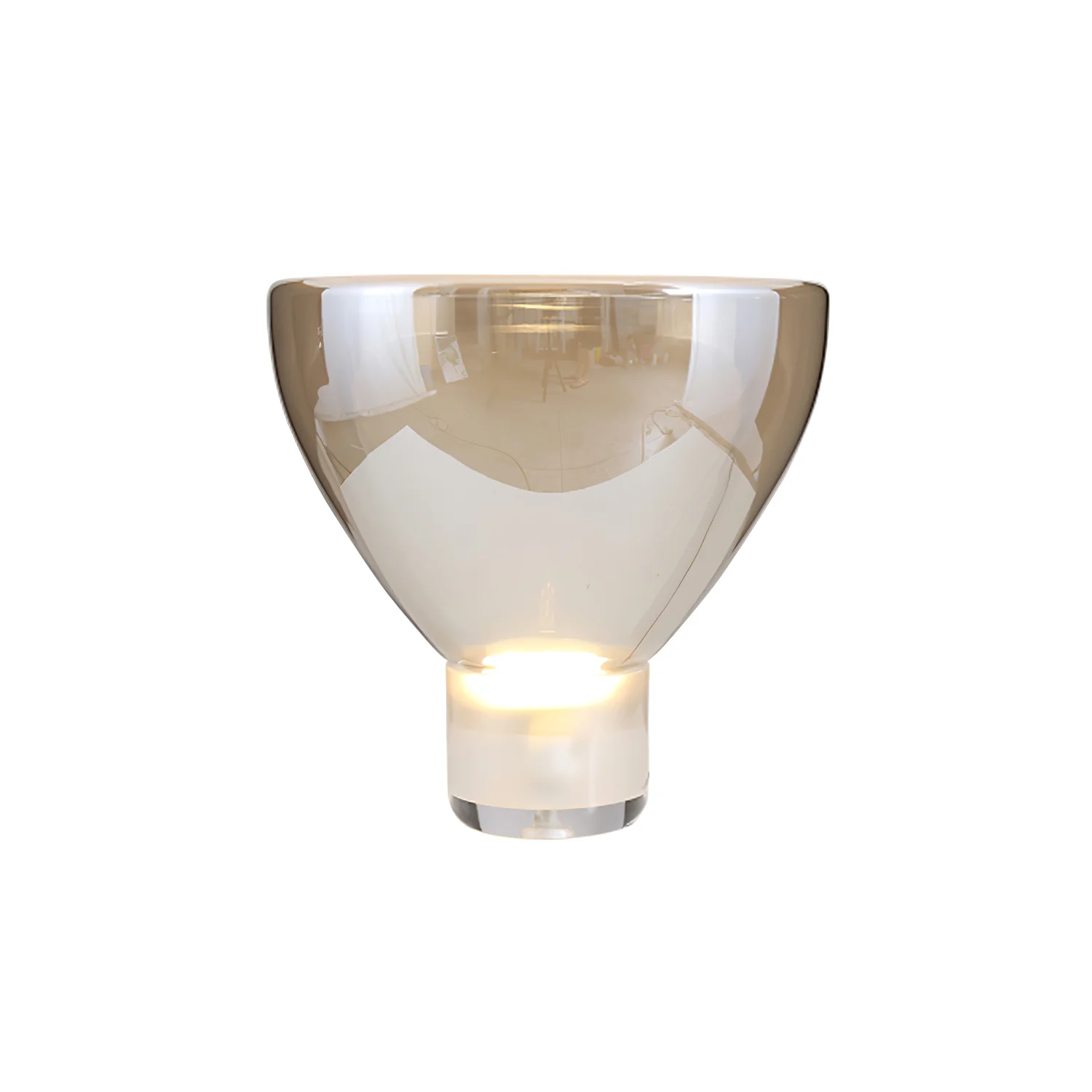 Aella Table Lamp - ∅ 14.9″ x H 14.5″ / Dia 38cm x H 37cm / Cognac / UK plug