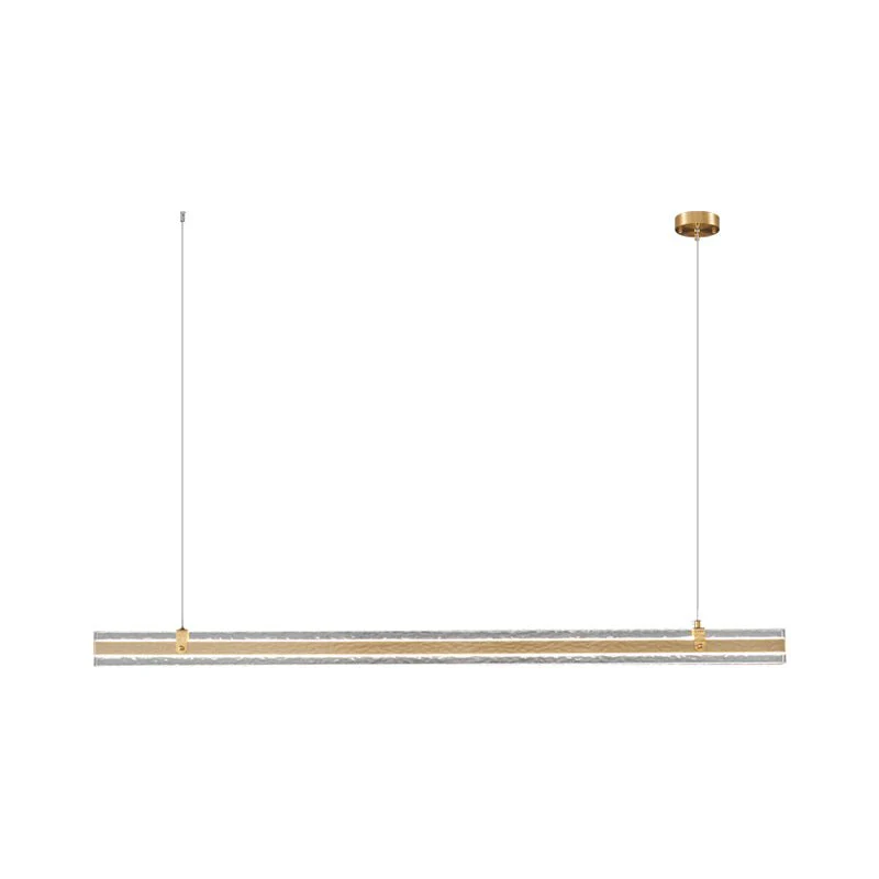 Подвесной светильник Linear Ribbon Island - 150см x 12см x 20см, черный, 3000-6500К