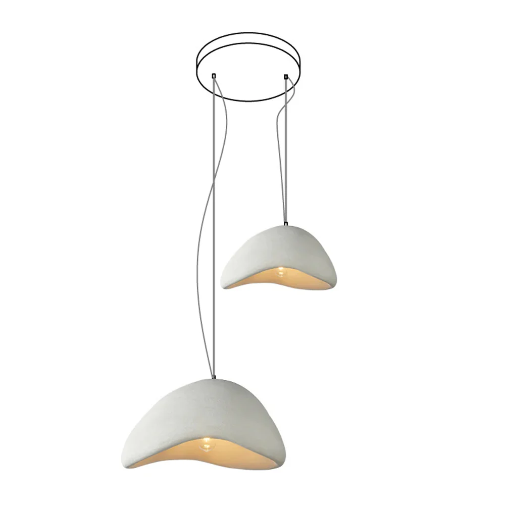 Люстра Khmara Halia Combination A - ∅40см x 22см + ∅60см x 33см, серый, длинное крепление