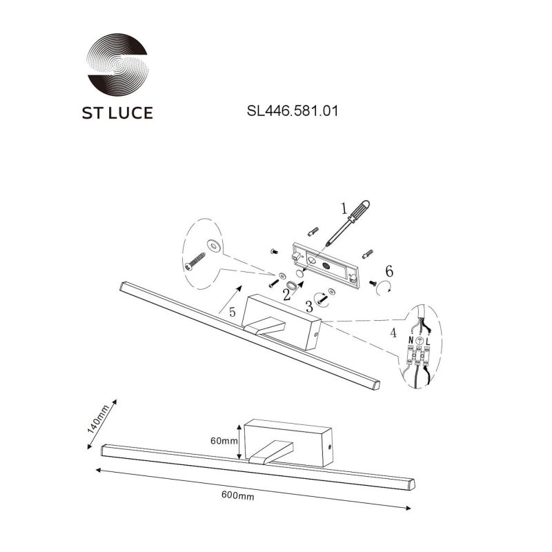 Подсветка для картин ST Luce MARETO SL446.581.01