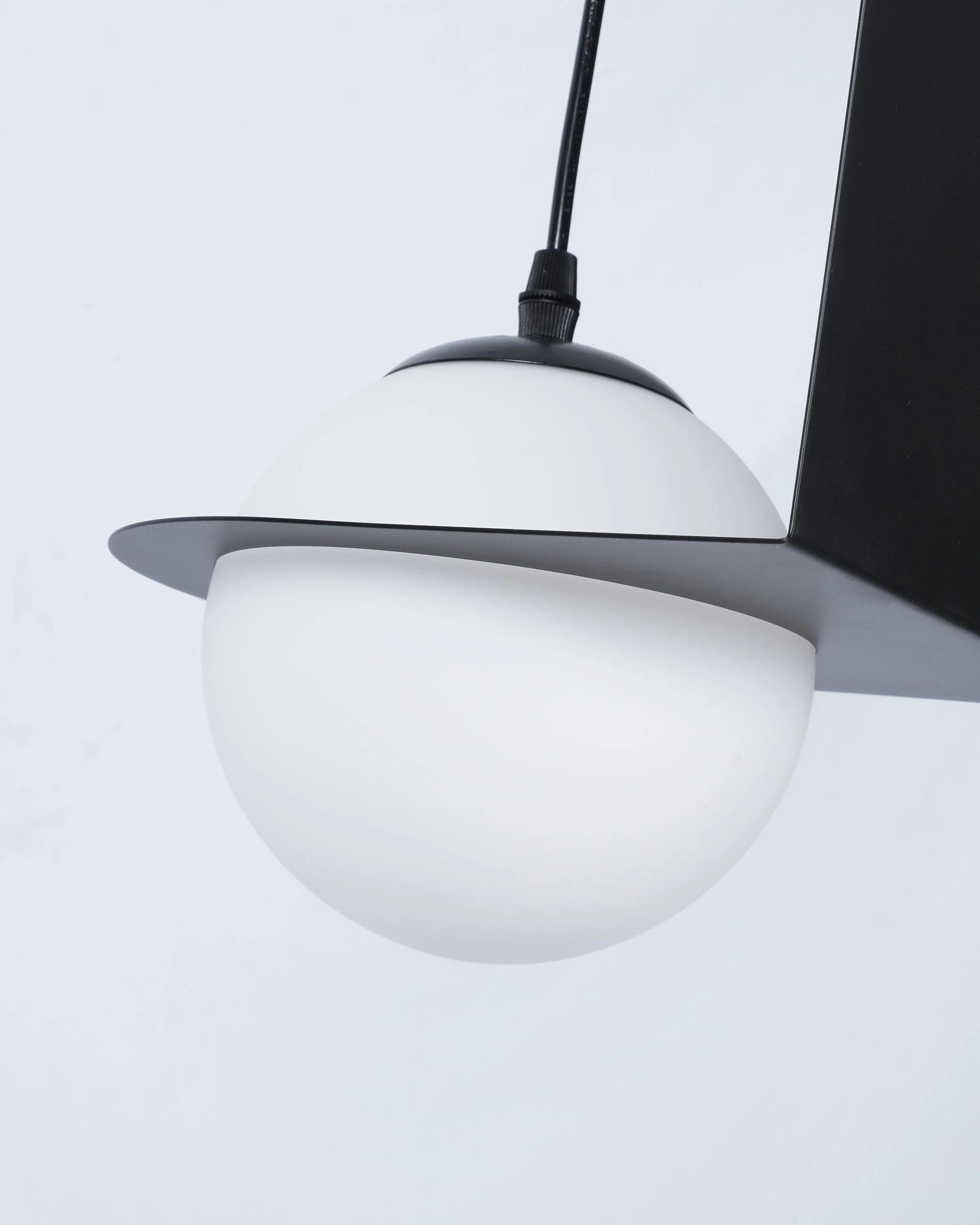 Orbion Black Pendant Lamp - Laurent-07 ∅85см x 20см, черный
