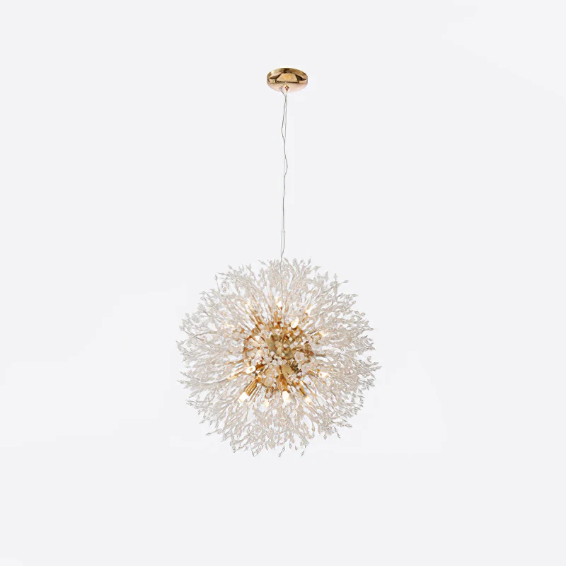 Люстра Crystal Dandelion - 12 плафонов ∅55см, хром