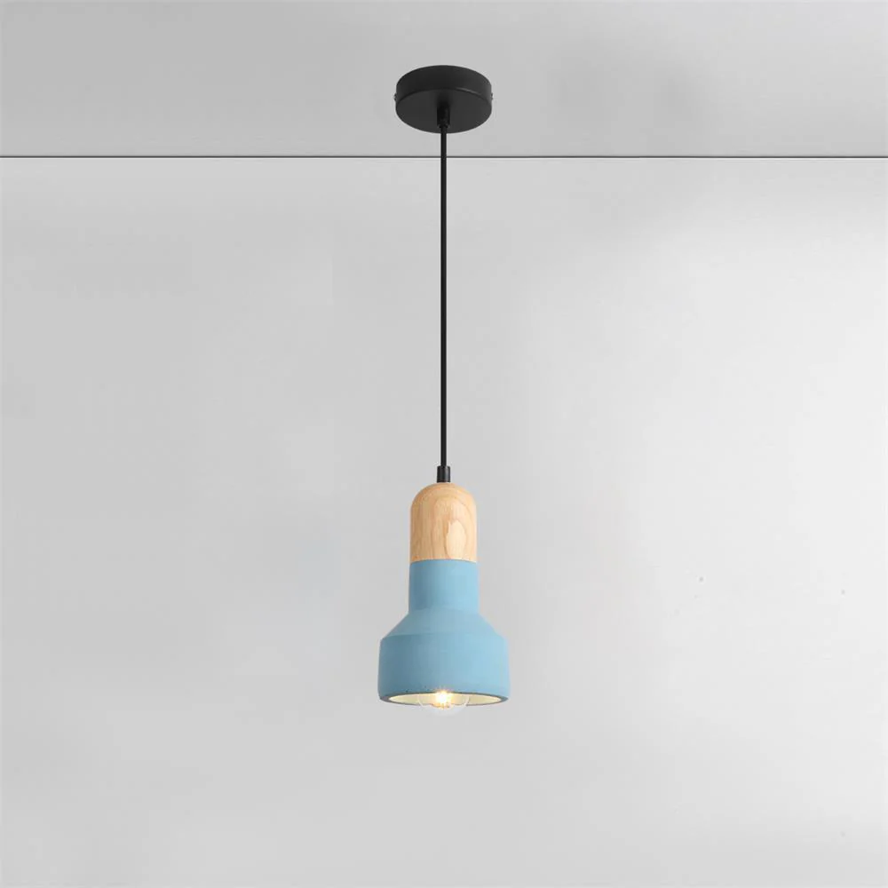 Подвесной светильник Nessa - ∅13см x 19см, красный