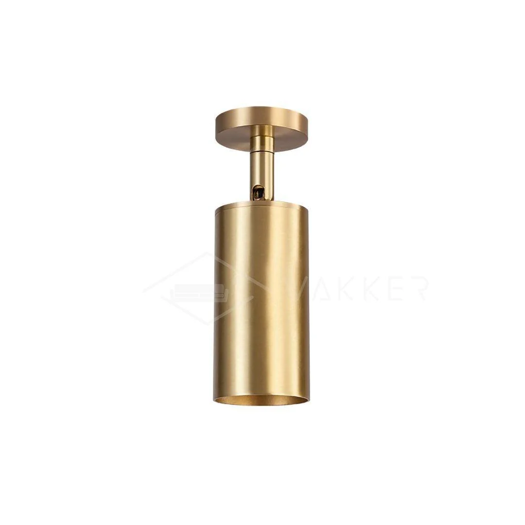 Потолочный светильник Cylinder Brass Series - 4 источника света ∅85см х 17см, латунь