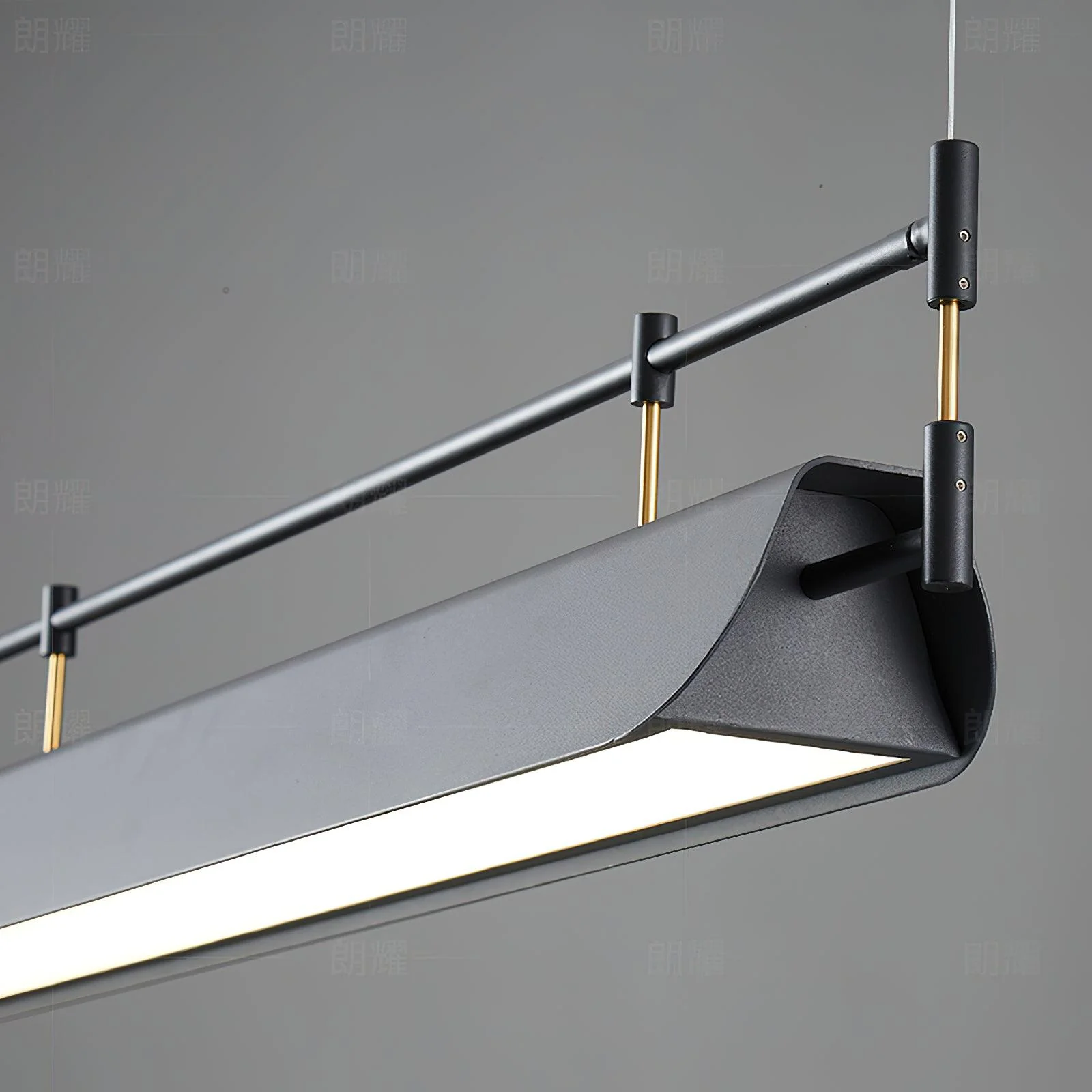 Люстра Black Roof LED - ∅100см x 150см, черный, 3000-6500К