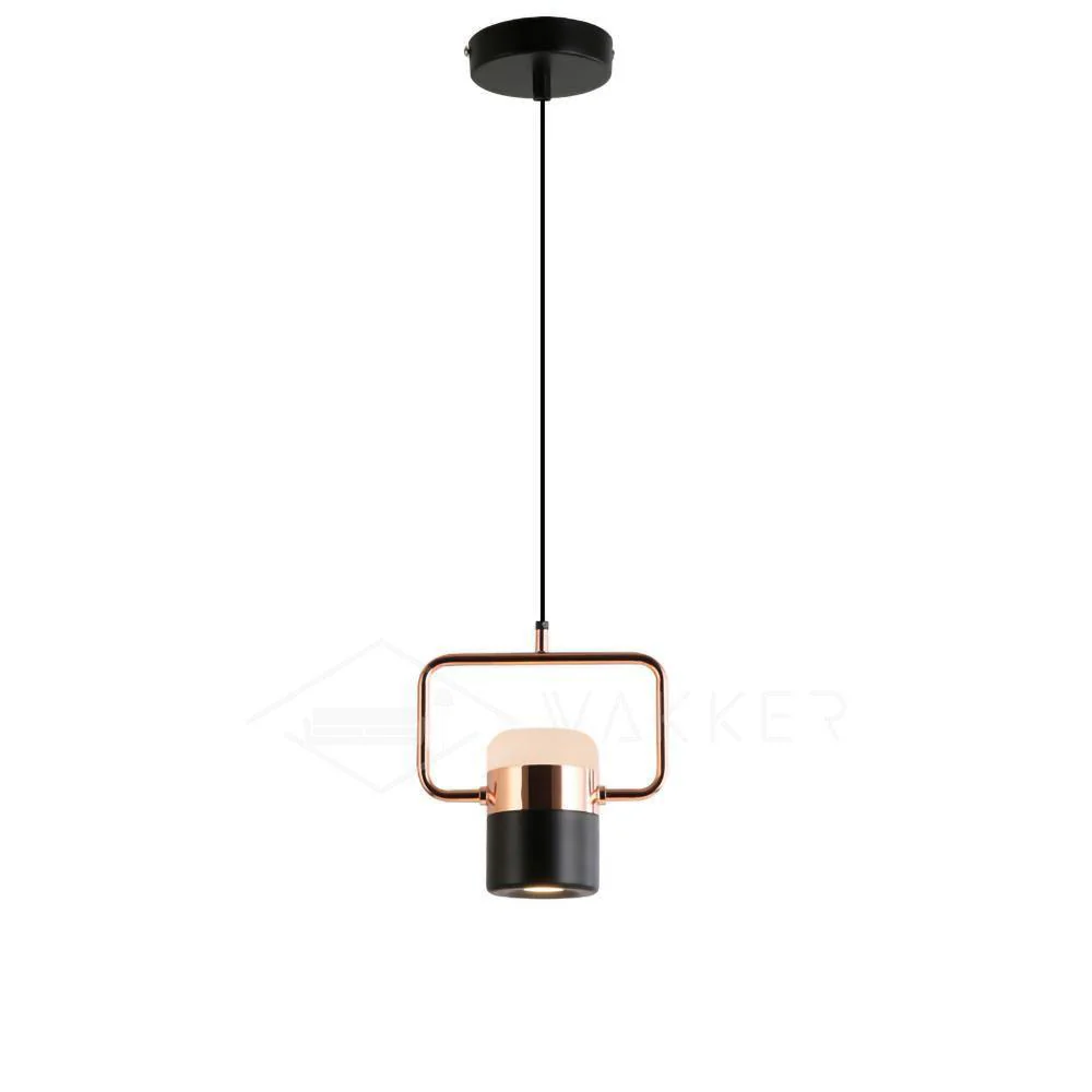 Подвесной светильник Adjustable Glass - горизонтальный: 18см x 11см, золотой, белый, холодный свет