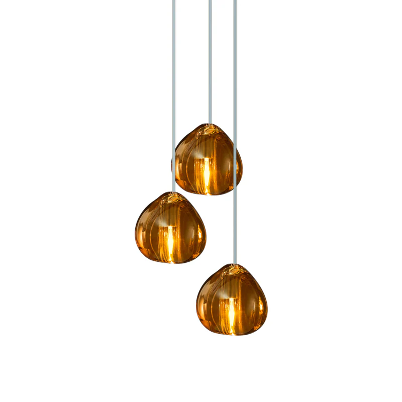 Подвесной светильник Cherry Crystal - 7 подвесов ∅35см x 150см, прозрачный