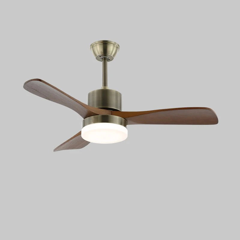 Потолочный светильник Zephyr Wooden  -  модель D ∅107см x 30см, никель, орех, 3000-6500К