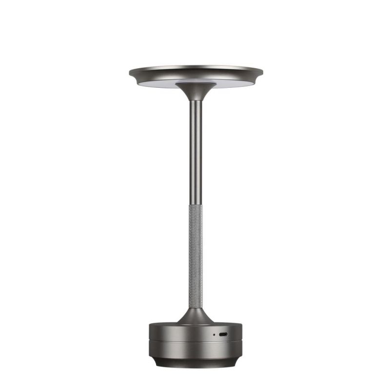 Настольная лампа Odeon Light  никель/металл/акрил LED 6W 3000K-5700K 300Лм TET-A-TET 5035/6TL