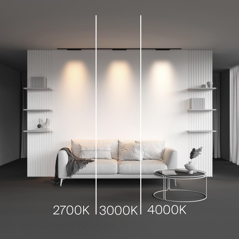 Трековый светильник Maytoni Points 24V 15W IP20 2700-4000K TR193-1-15W3K-M-B