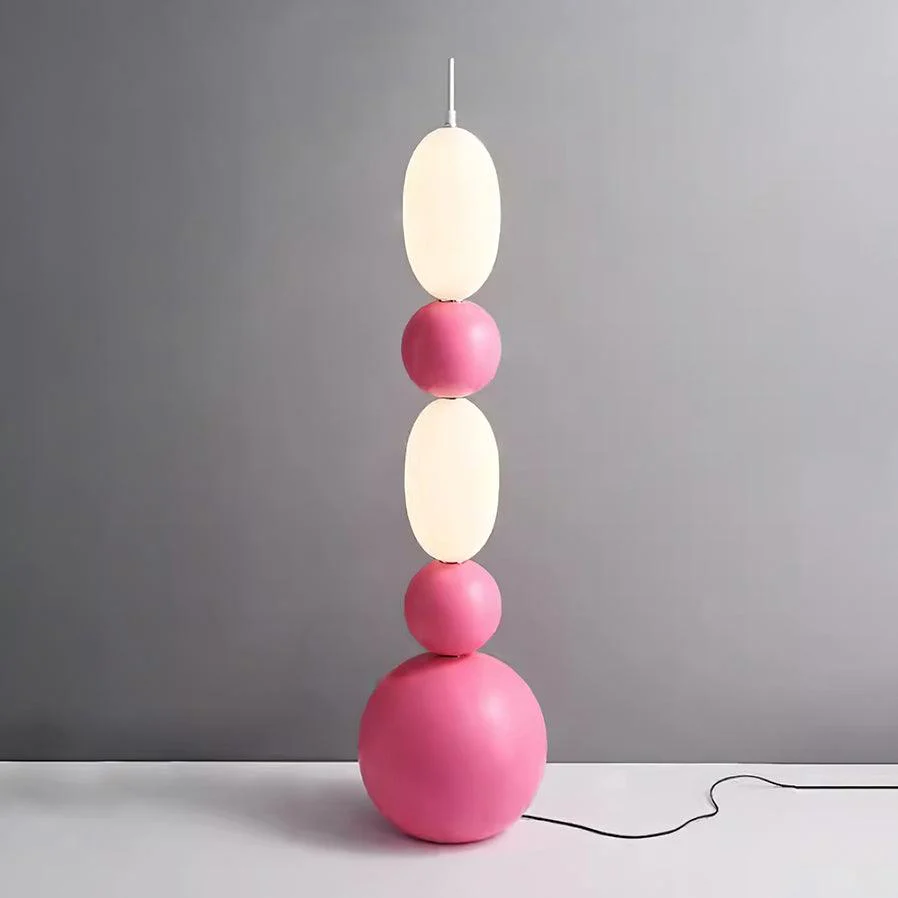 Bola Floor Lamp - ∅ 15.7″ x H 62.9″ / Dia 40cm x H 160m / Orange / UK plug
