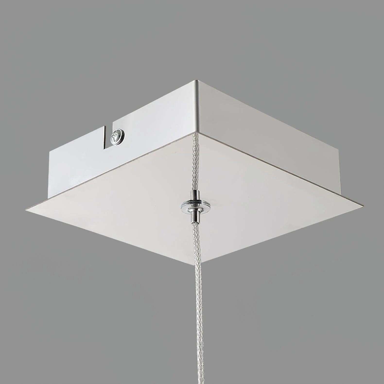 Подвесной светильник Leuchten Crystal - ∅22см x 25см, прозрачный, холодный свет