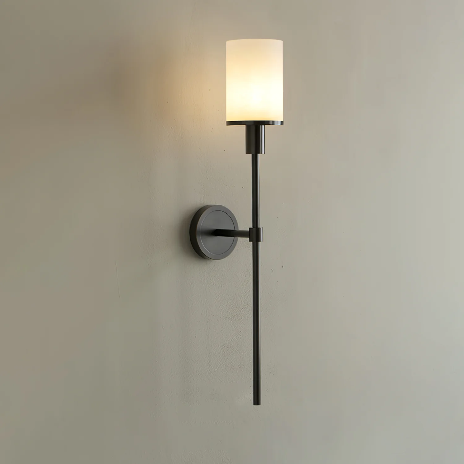 Tracie Classic Sconce - ∅ 3.9″ x H 23.6″ & Alabaster / Copper / Set Of 2