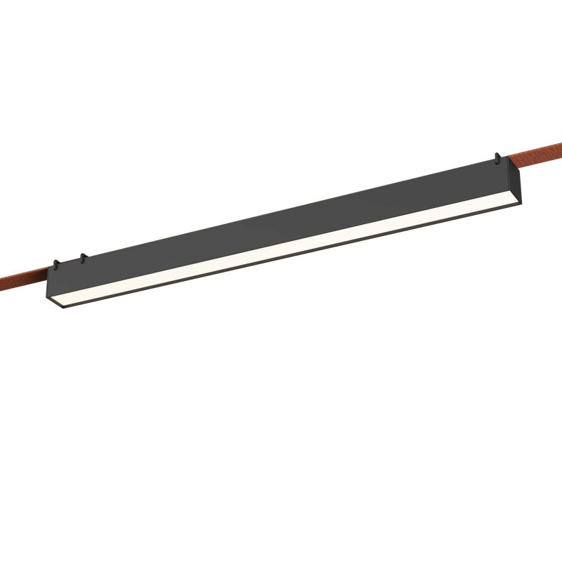Светильник трековый ST Luce ST456.436.24, черный, LED 1*24W 3000K 1 200Lm Ra90 120 IP20 L642xW40xH45 48V