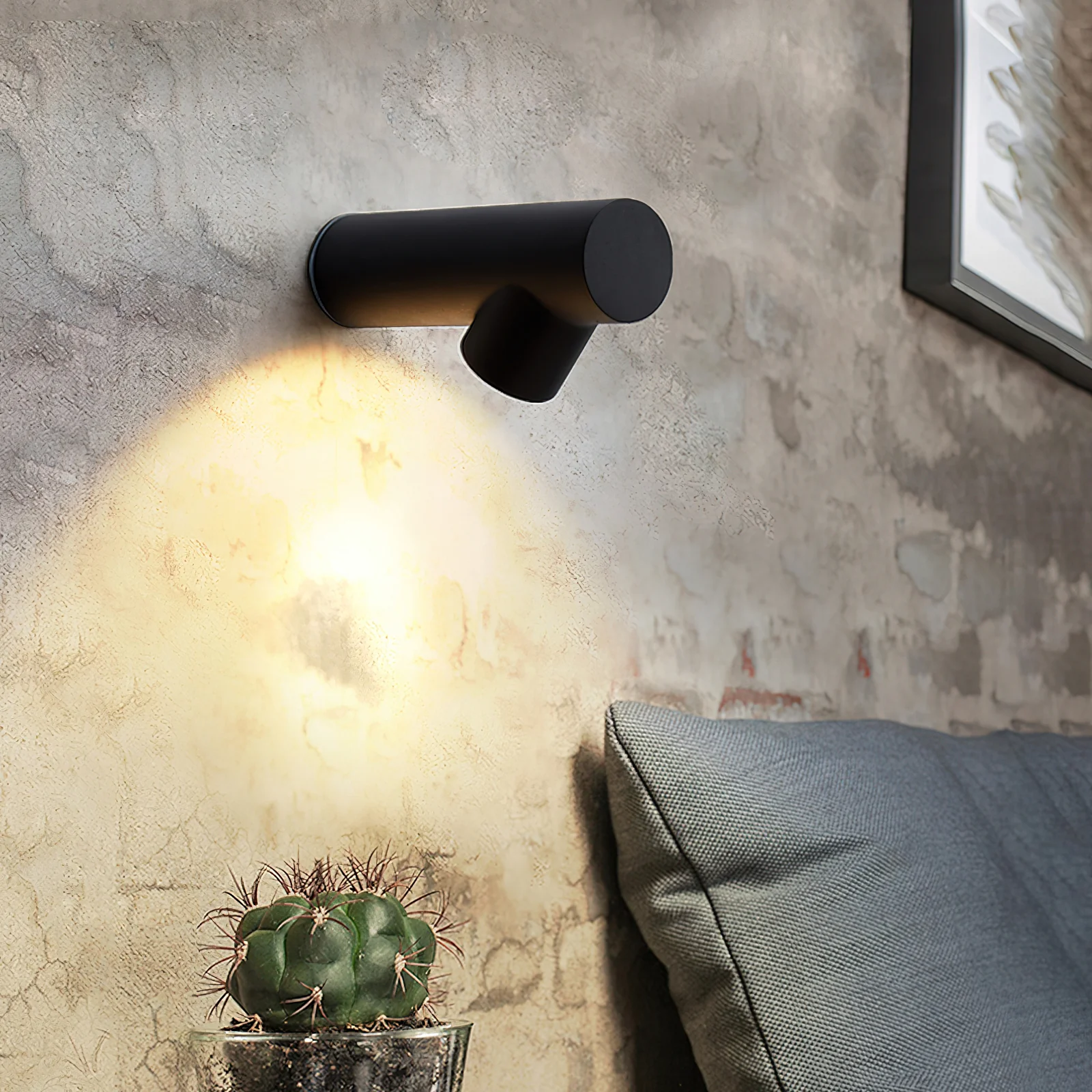 Pipeline Tube Wall Sconce - ∅ 2.4″ x H 3.9″ x L 9.1″ / White & Warm Light / Set Of 2