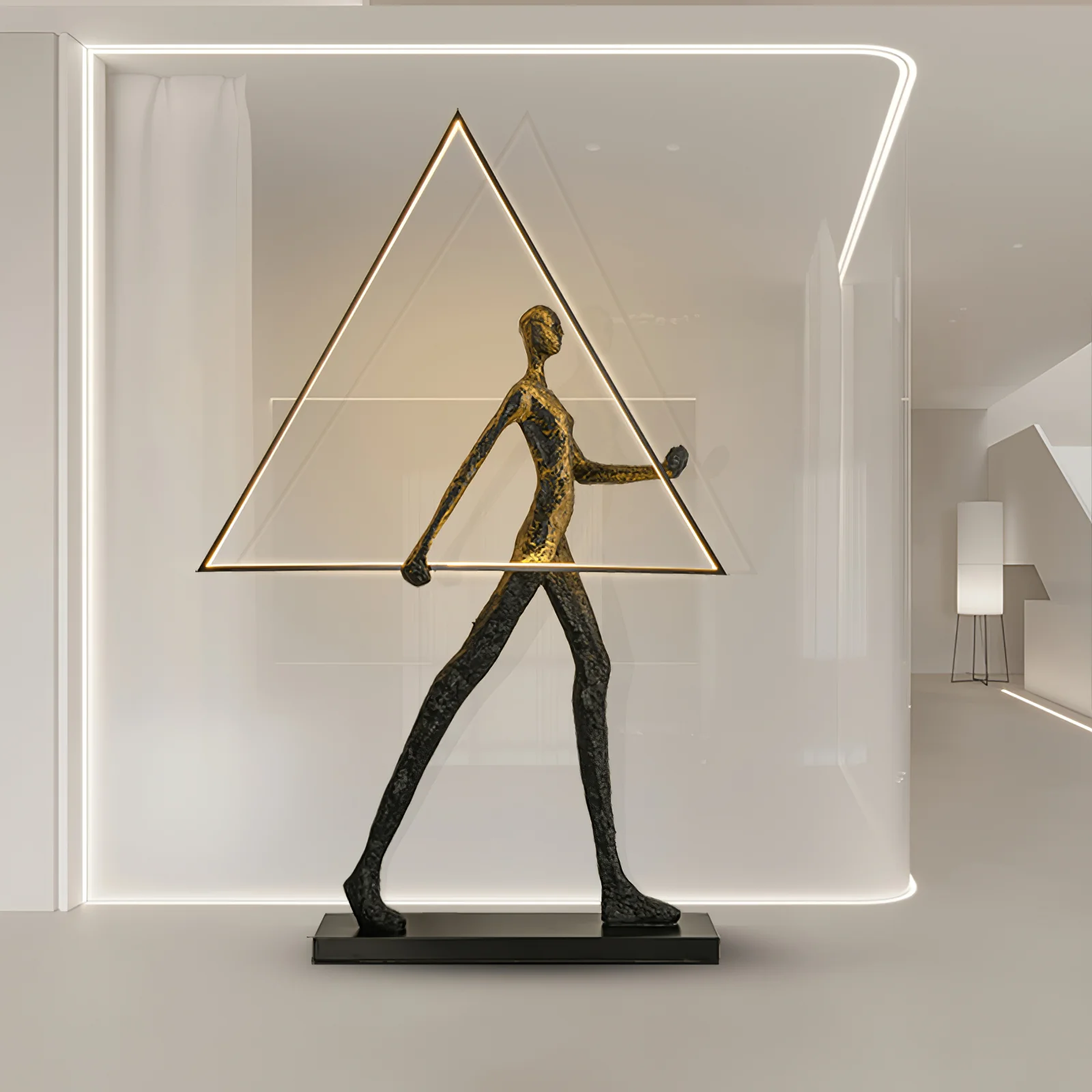Торшер Aeon Sculpture - ∅98см x 151см, модель A, пульт ДУ, диммер