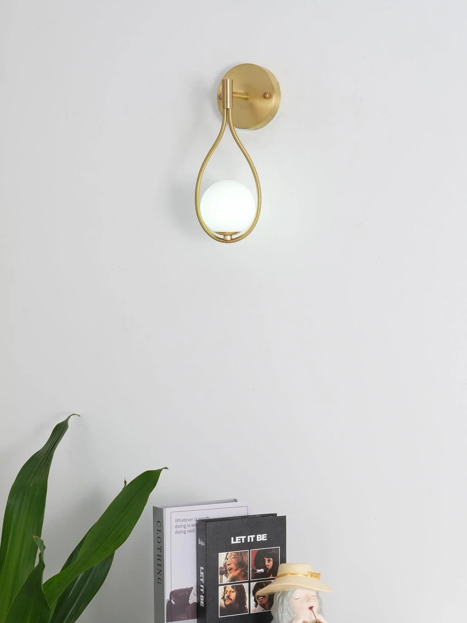 Настенный светильник Brass Vanity - ∅13см x 33см, латунь