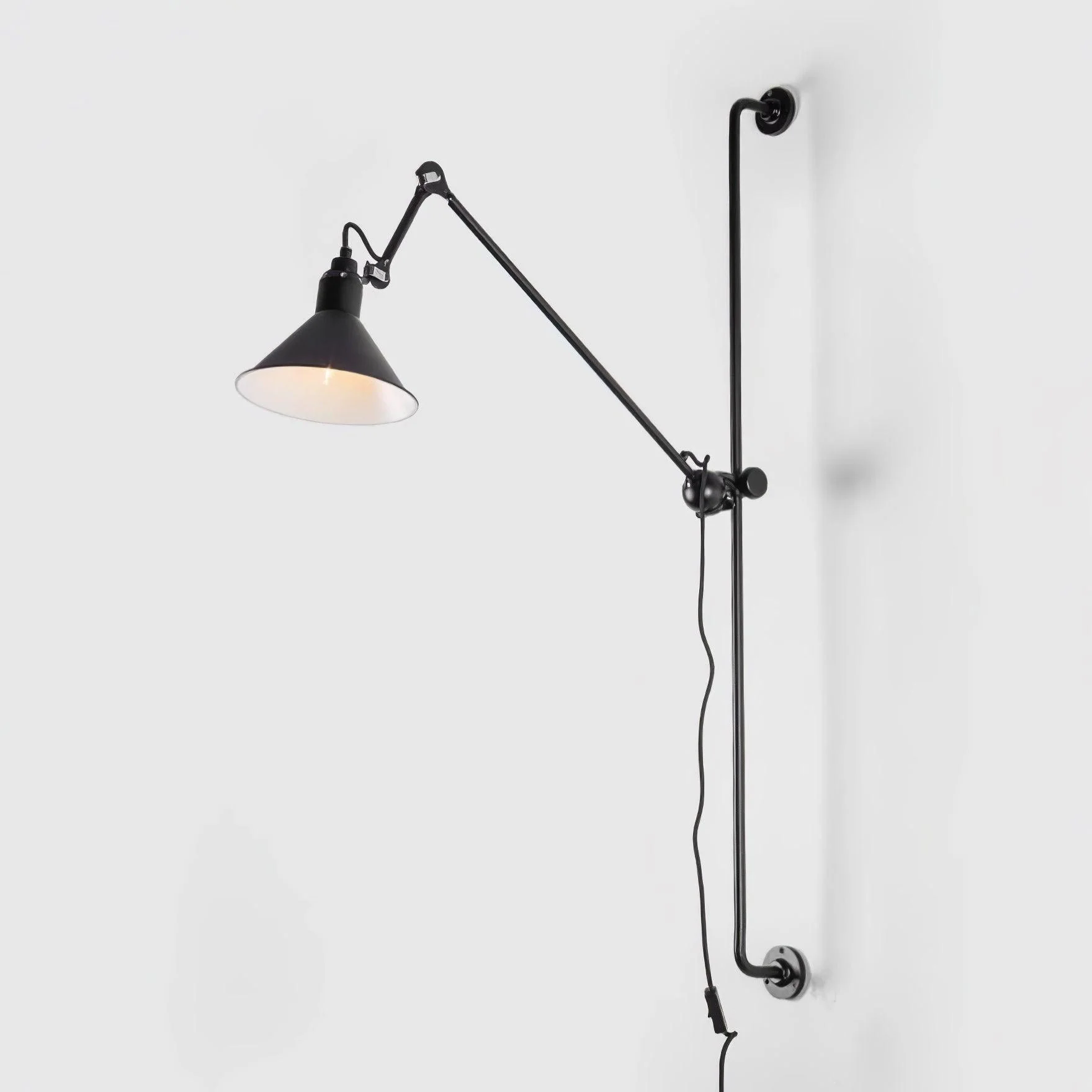 Настенный светильник Support Frame Rocker - ∅21см x 118см, желтый, черный