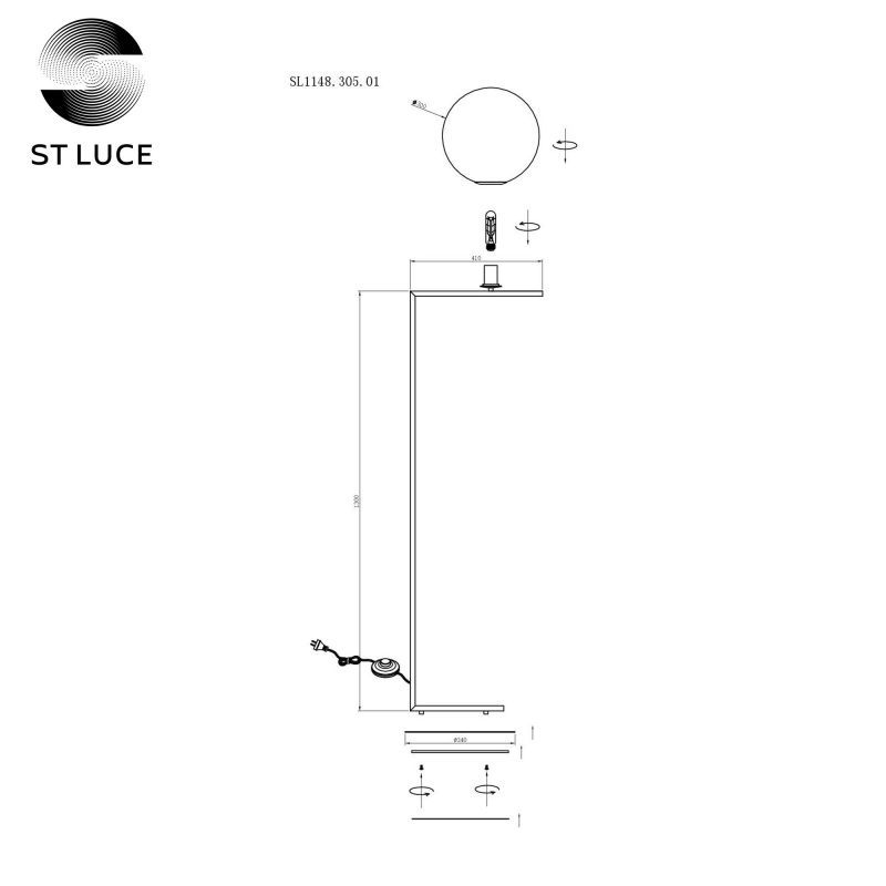 Торшер ST Luce CODDA SL1148.305.01