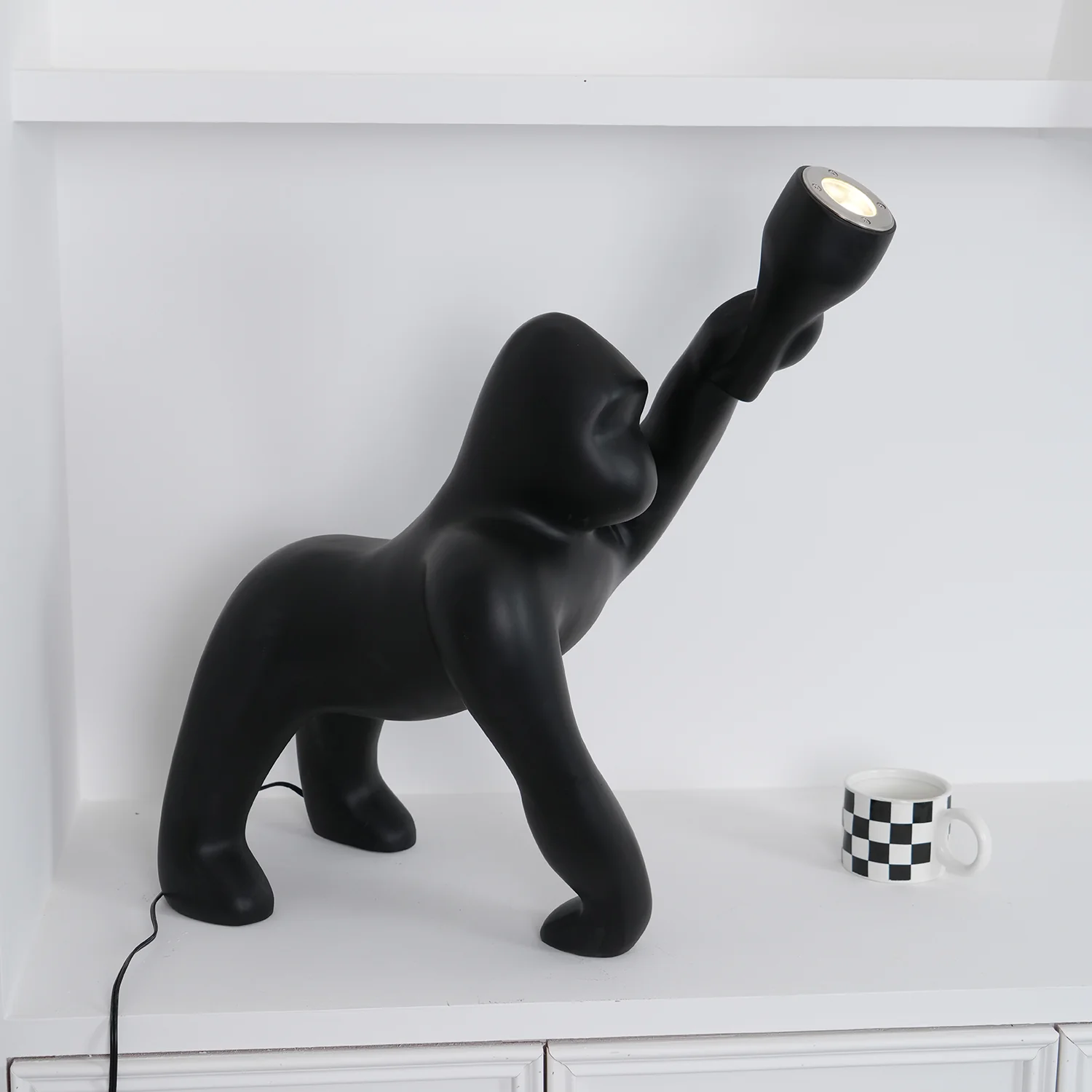 Торшер Kong - большой, модель A ∅175см x 140см, черный