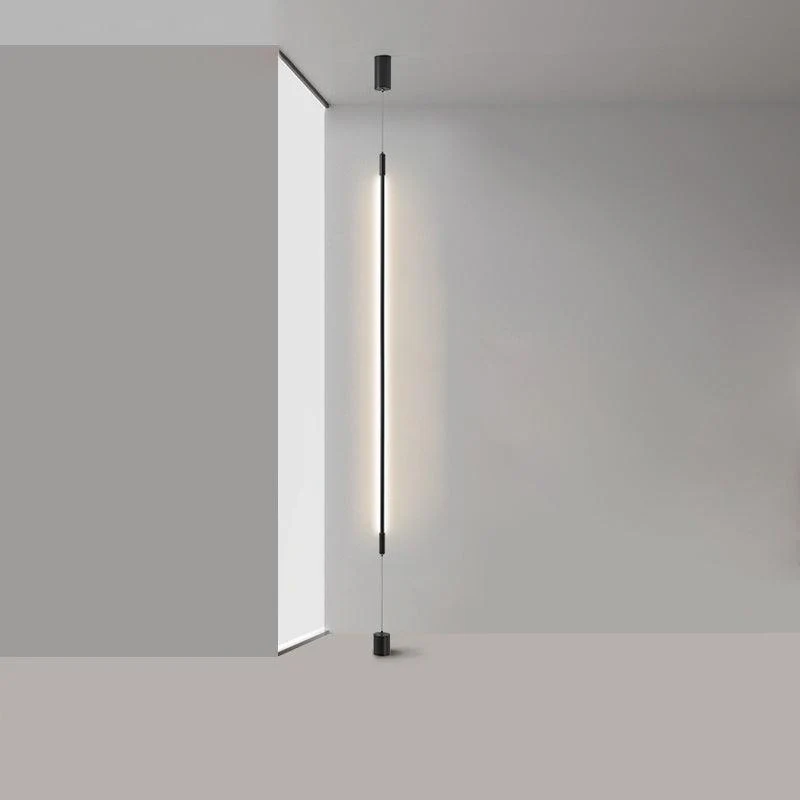 Подвесной светильник Slim line Cabinet - ∅2см x 95см, черный, теплый свет