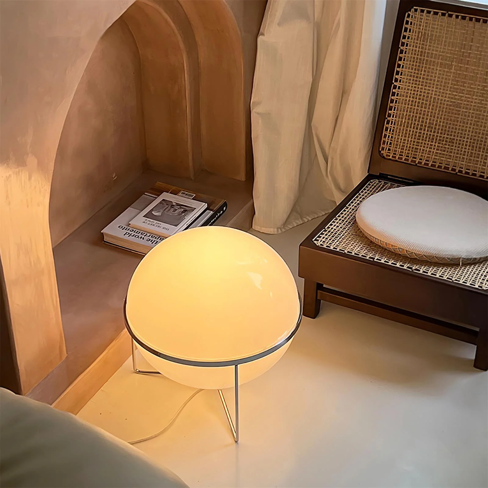 Yolk Table Lamp - ∅ 13.8″ x H 16.5″ / Dia 35cm x H 42cm / Yellow / UK plug