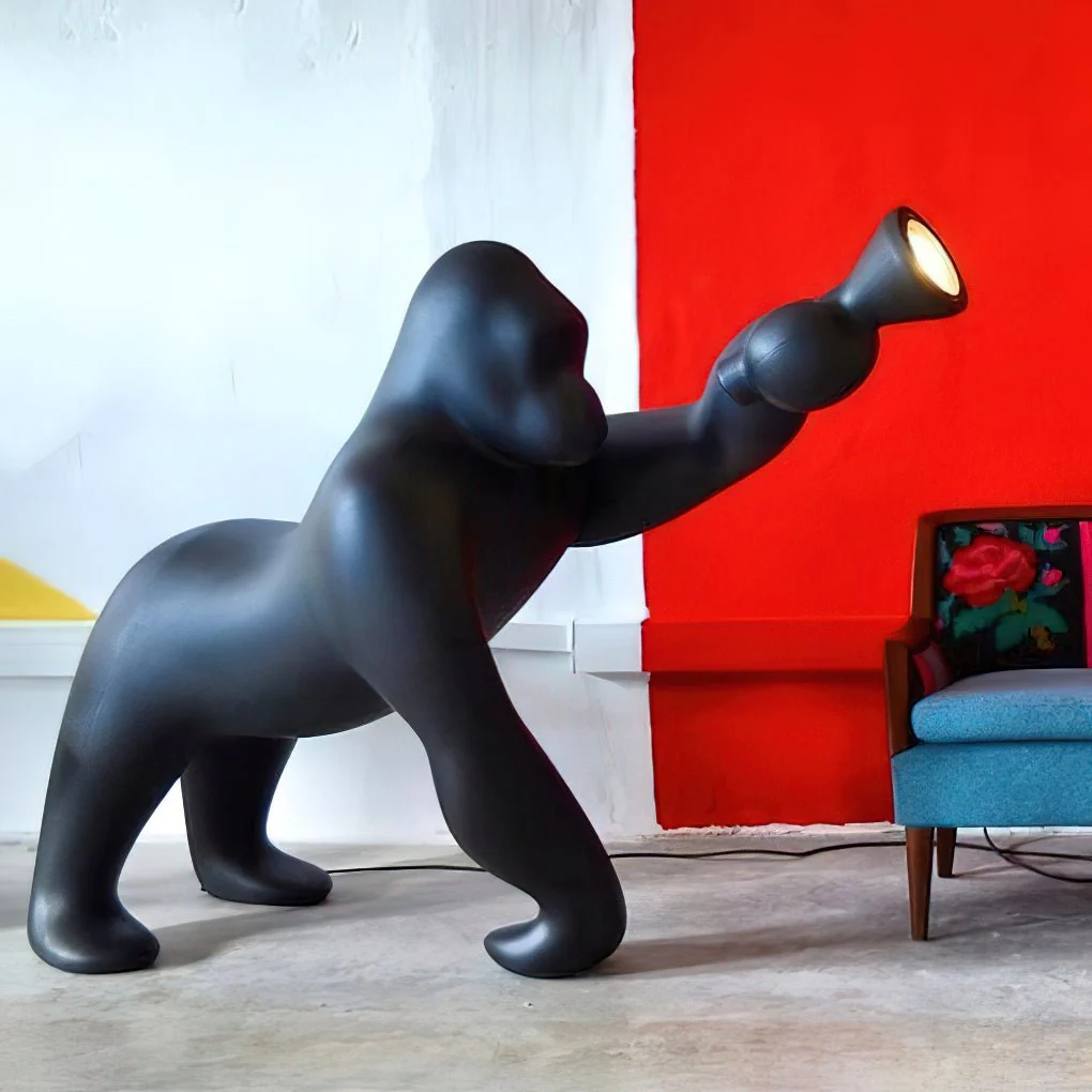 Торшер Kong - большой, модель A ∅175см x 140см, черный