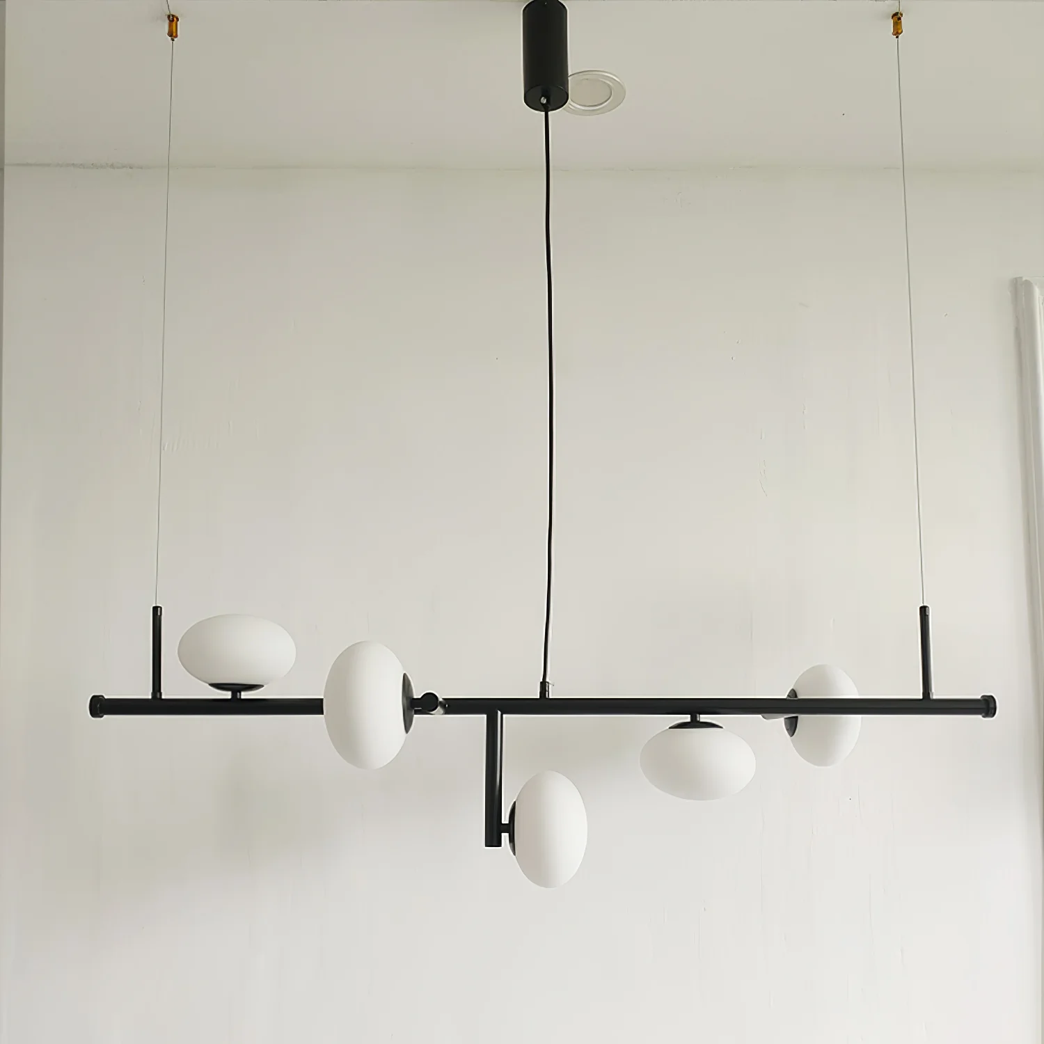 Люстра Sphere Balance - 6 плафонов, 150см x 47см x 36см, золотой