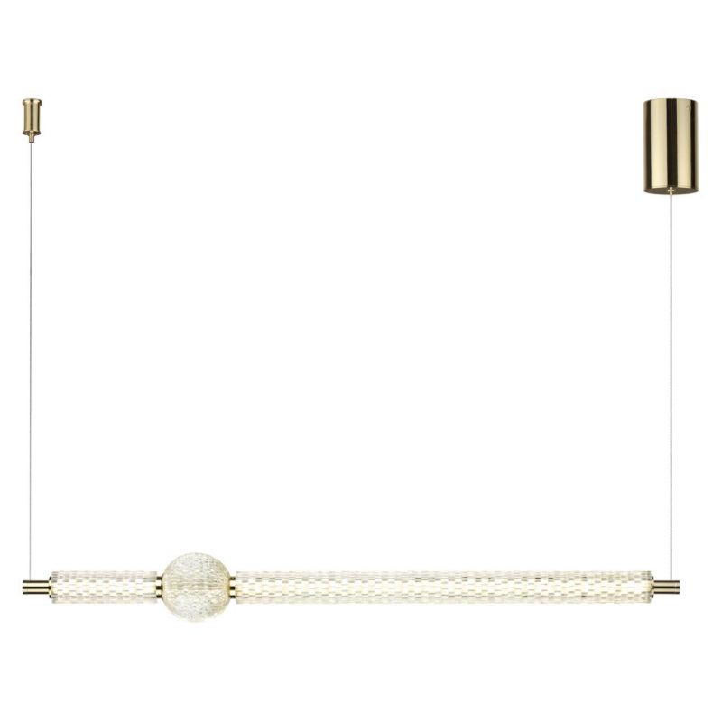 Подвес Odeon Light золотой/металл/акрил LED 28W 4000K 2340лм CRYSTAL 5008/28L