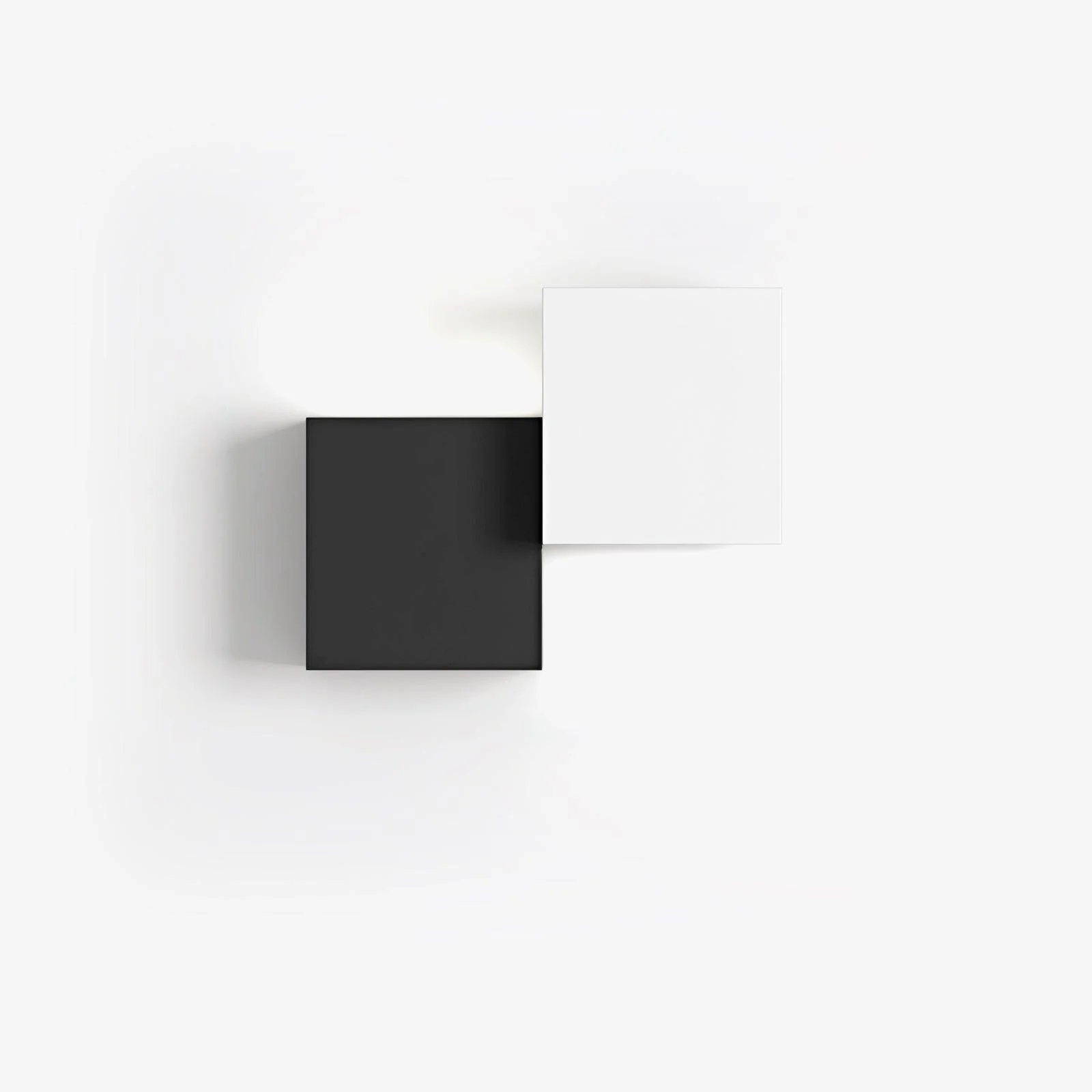 Piano Key Wall Light - ∅ 11″ x H 8.9″ / Dia 28cm x H 22.5cm Set of 2 / Black & White / Three-Color Changing Light