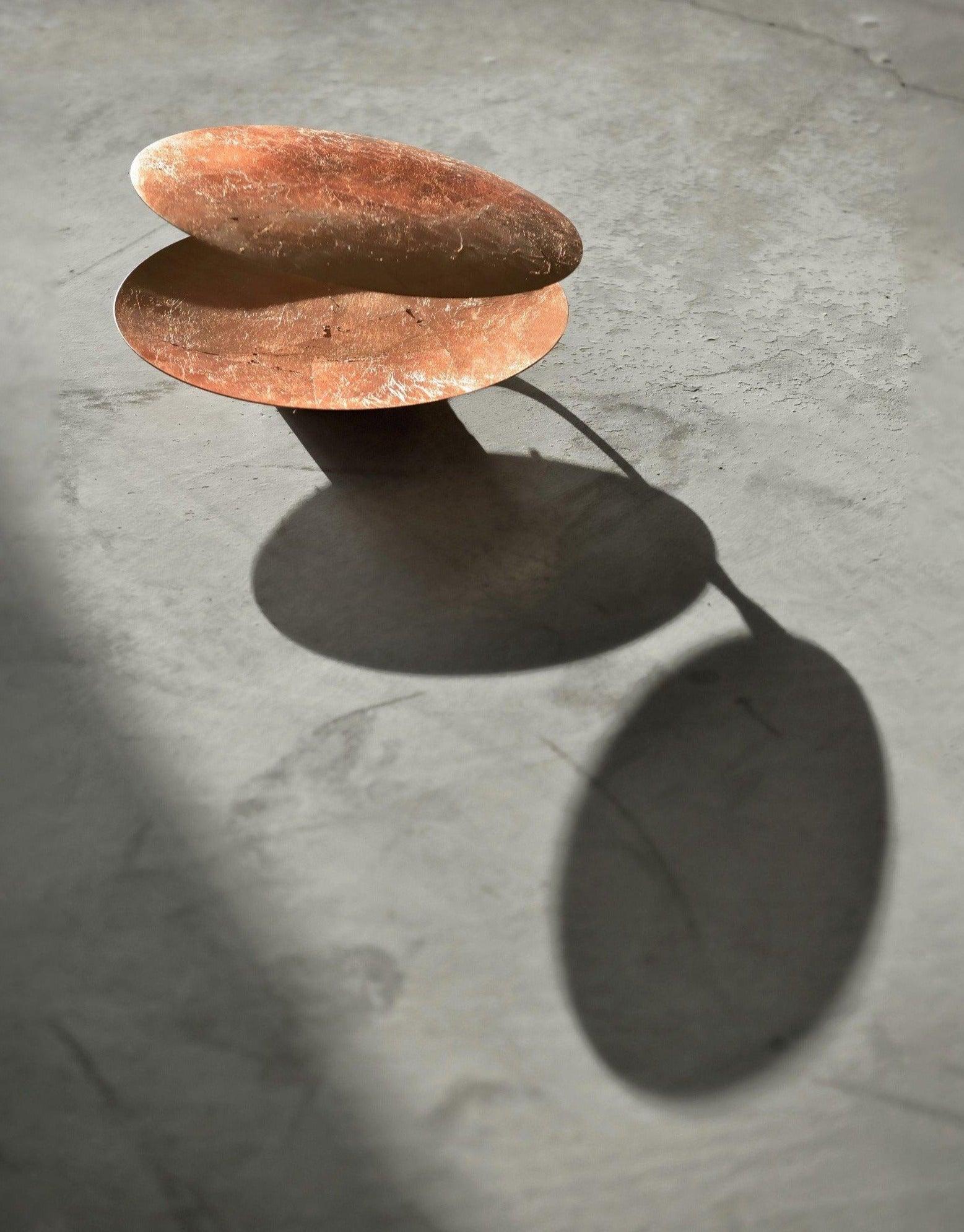 Giorgio Wall Lamp - Dia 25cm x H 25cm Set of 2 / Black & Bronze / Cool Light