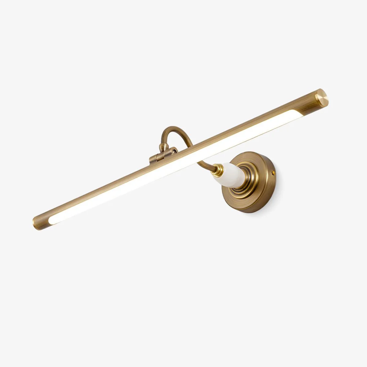 Настенный светильник Archer Art Linear - ∅75см x 13см, золотой, теплый свет