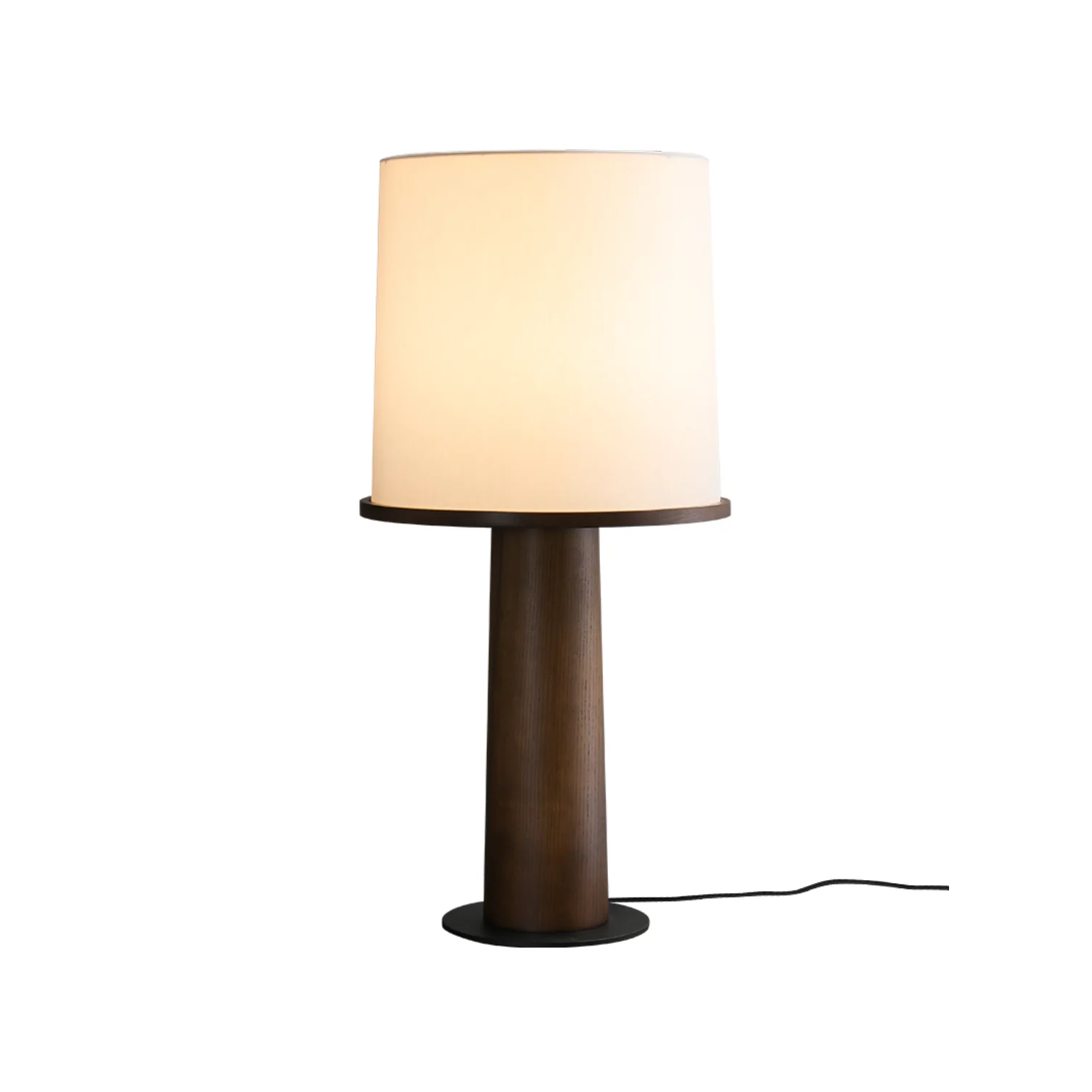 Настольный светильник Light And Shadow Bottle - ∅27см x 64см, дерево
