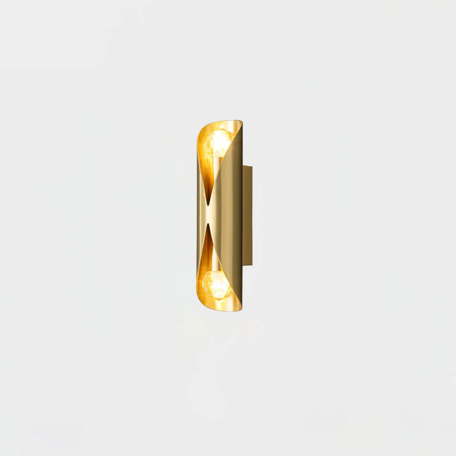 Diamonds Brass Wall Lamp - Set of 2 / Black