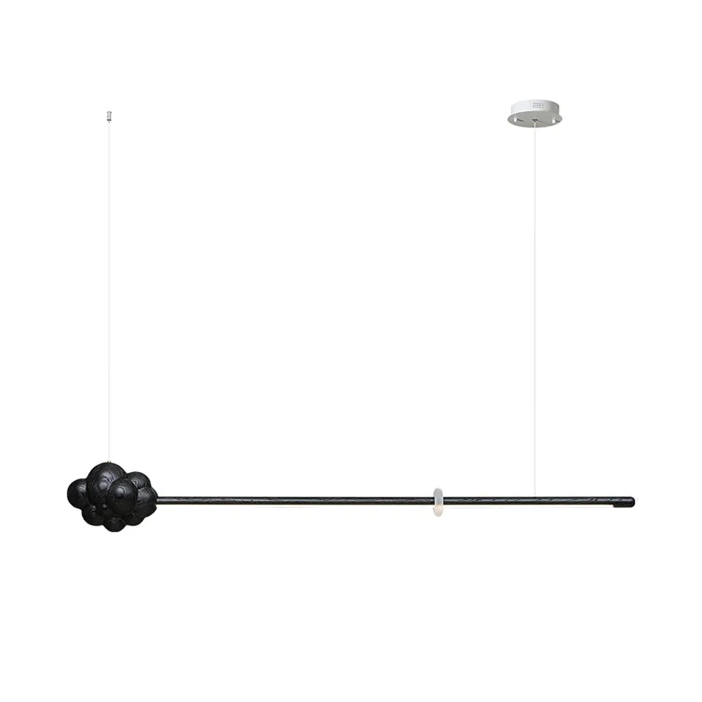 Люстра Cloud Stick - 145см x 20см, дерево, теплый свет