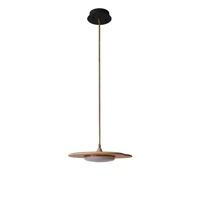 Люстра Calder Blossom - 1 подвес ∅38см x 100см, орех, теплый свет